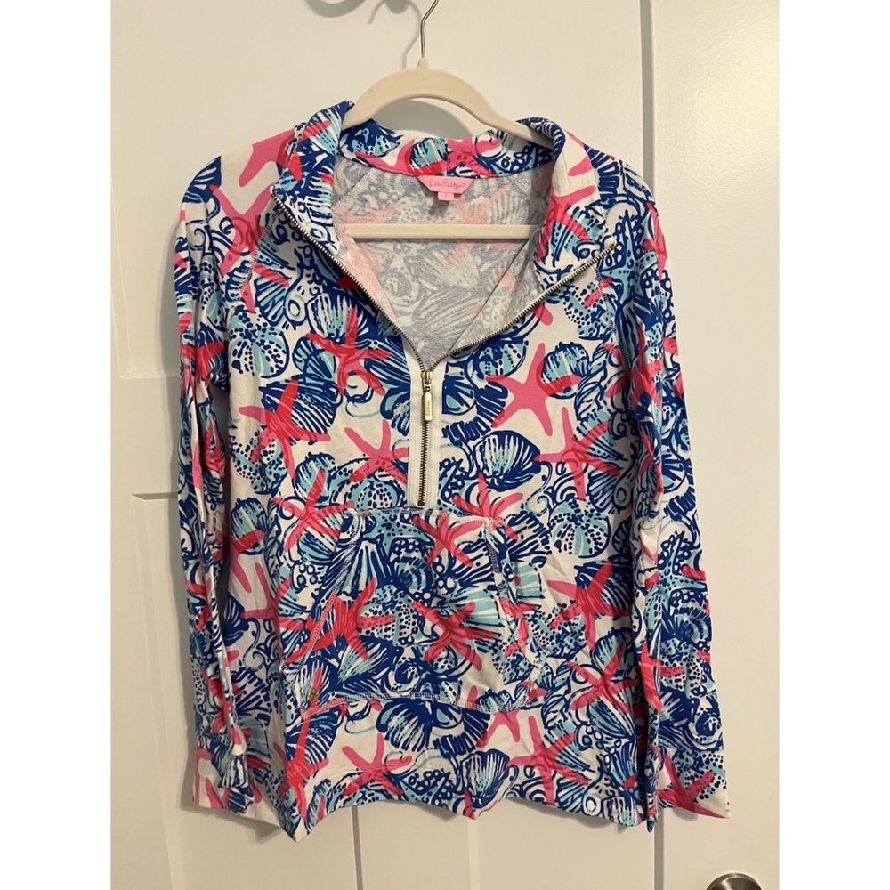 Lilly Pulitzer EUC she she shells popover